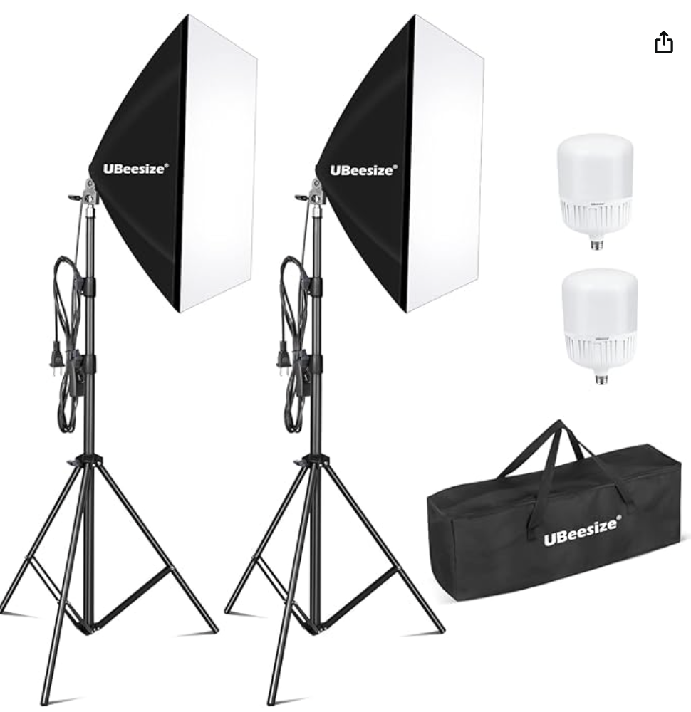UBeesize Softbox Lighting Kit (2-Pack)